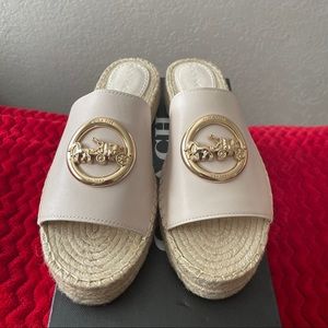 Coach Camille Leather Espadrilles